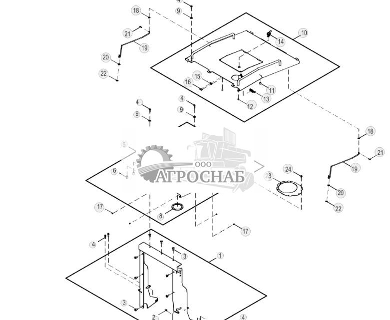 Капот и опоры капота, двигатель 6068HDW75 - ST8647 515.jpg